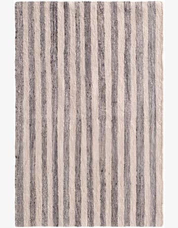 3' 11 x 6' 1 Hand Knotted Moroccan Wool Rug