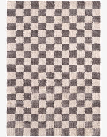 4' 2 x 6' Hand Knotted Moroccan Wool Rug