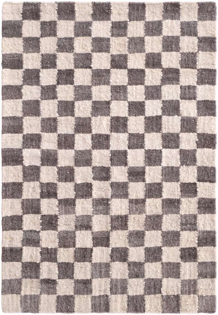 4' 2 x 6' Hand Knotted Moroccan Wool Rug
