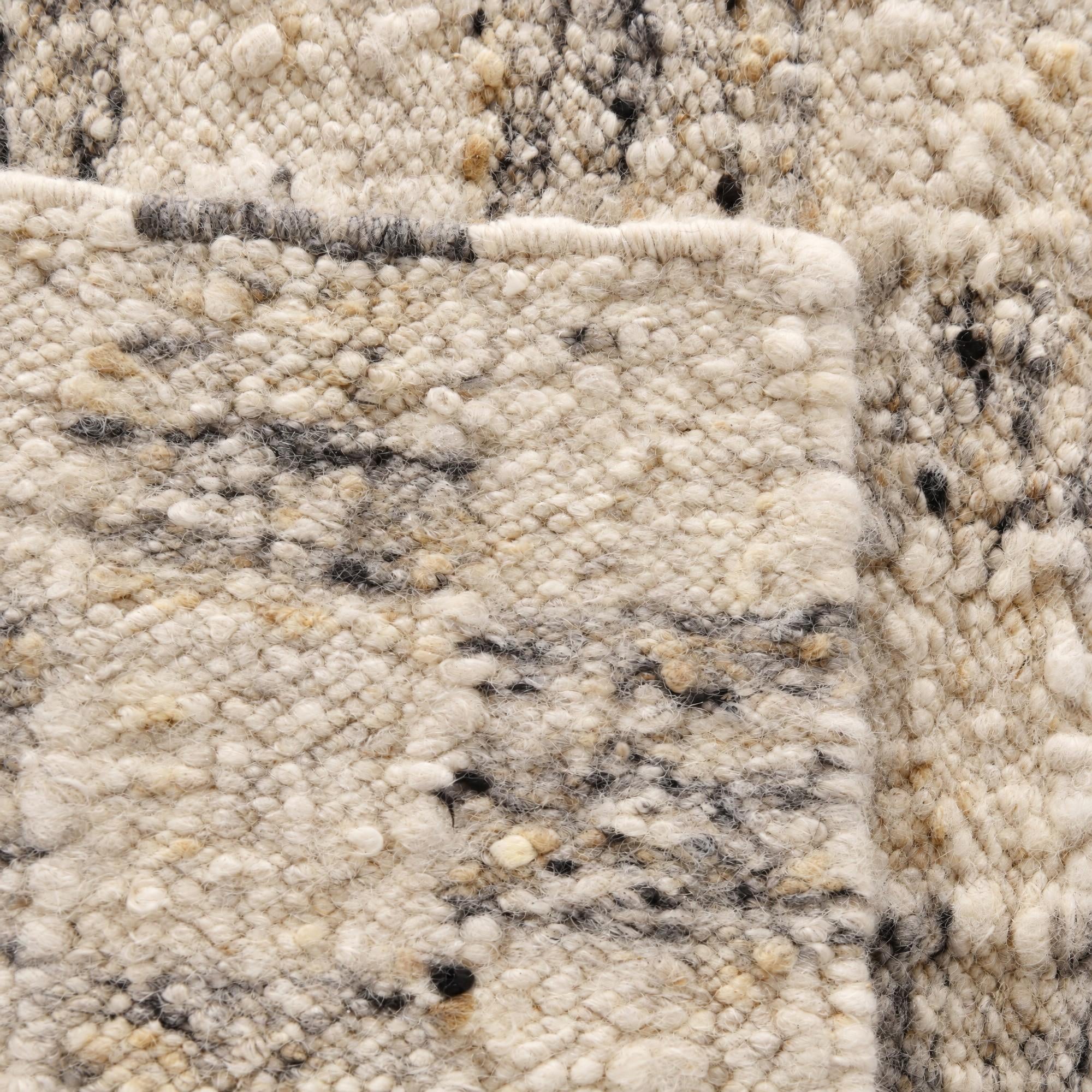 Detail image 12 of 12: 2' 1 x 3' Hand Knotted Moroccan Wool Rug