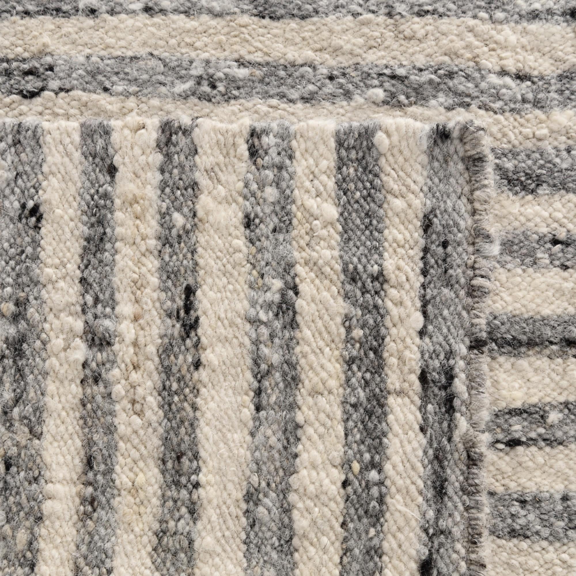 Detail image 12 of 12: 2' 11 x 5' 1 Hand Knotted Moroccan Wool Rug