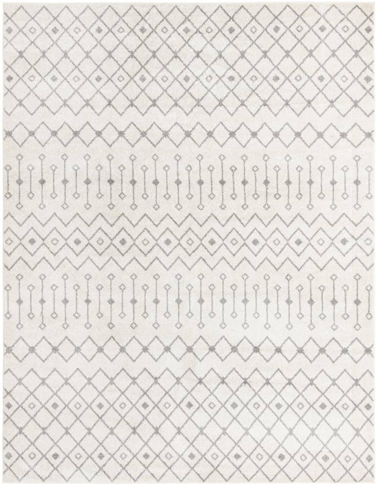 Detail image of 10' 8 x 14' Moroccan Trellis Rug