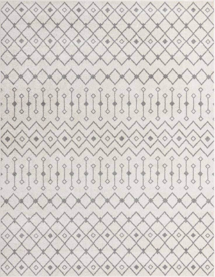 Detail image of 9' x 12' Moroccan Trellis Rug