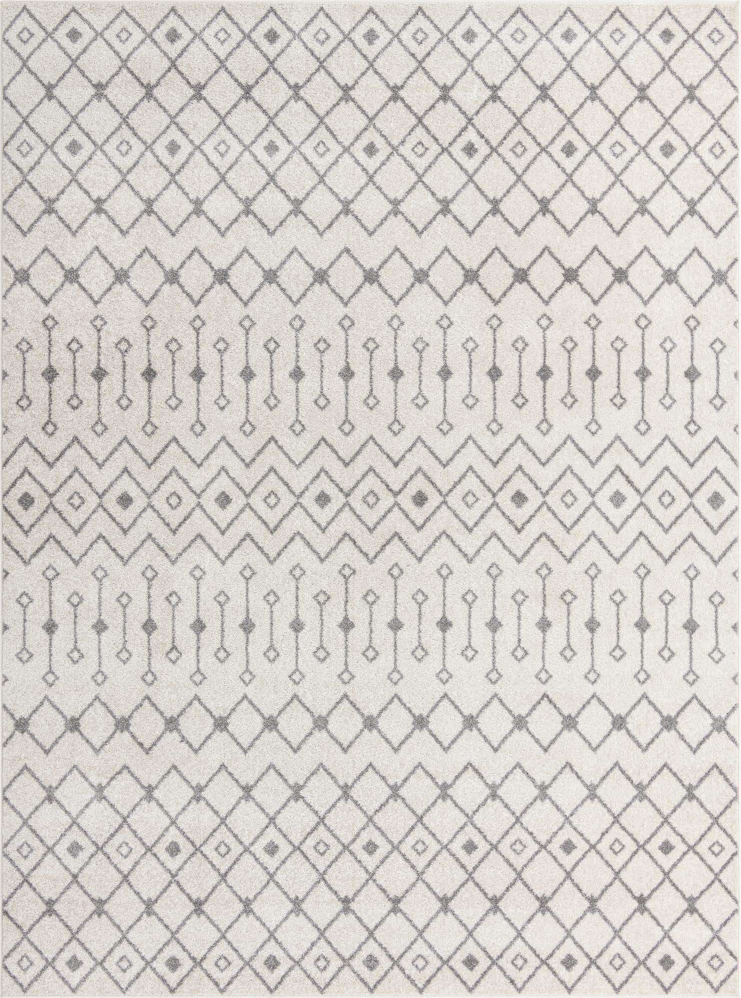 9' x 12' Moroccan Trellis Rug