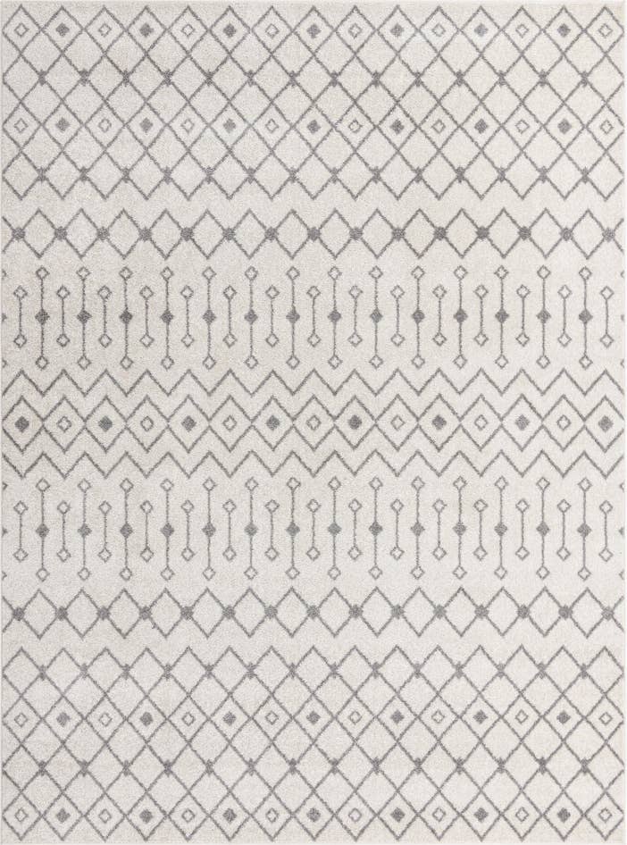 Detail image of 9' x 12' Moroccan Trellis Rug