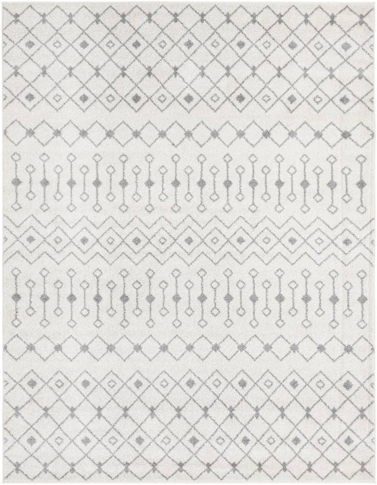 Detail image of 7' 10 x 10' Moroccan Trellis Rug