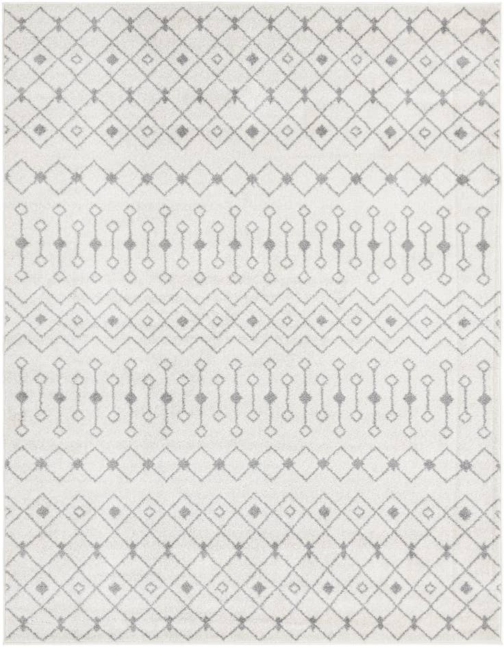 Detail image of 7' 10 x 10' Moroccan Trellis Rug