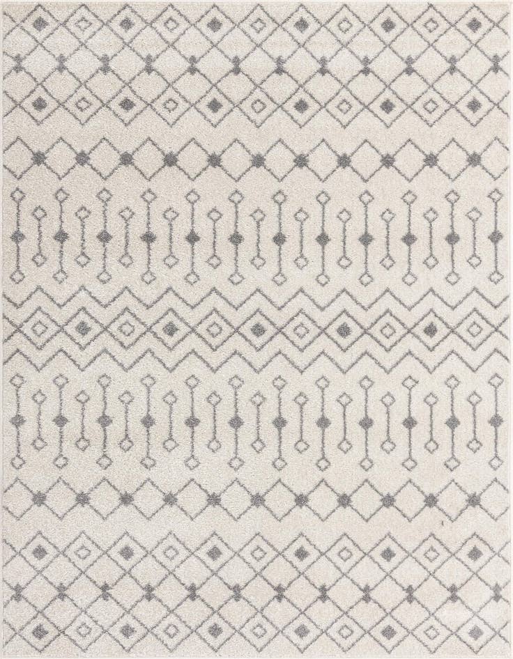 Detail image of 6' x 9' Moroccan Trellis Rug