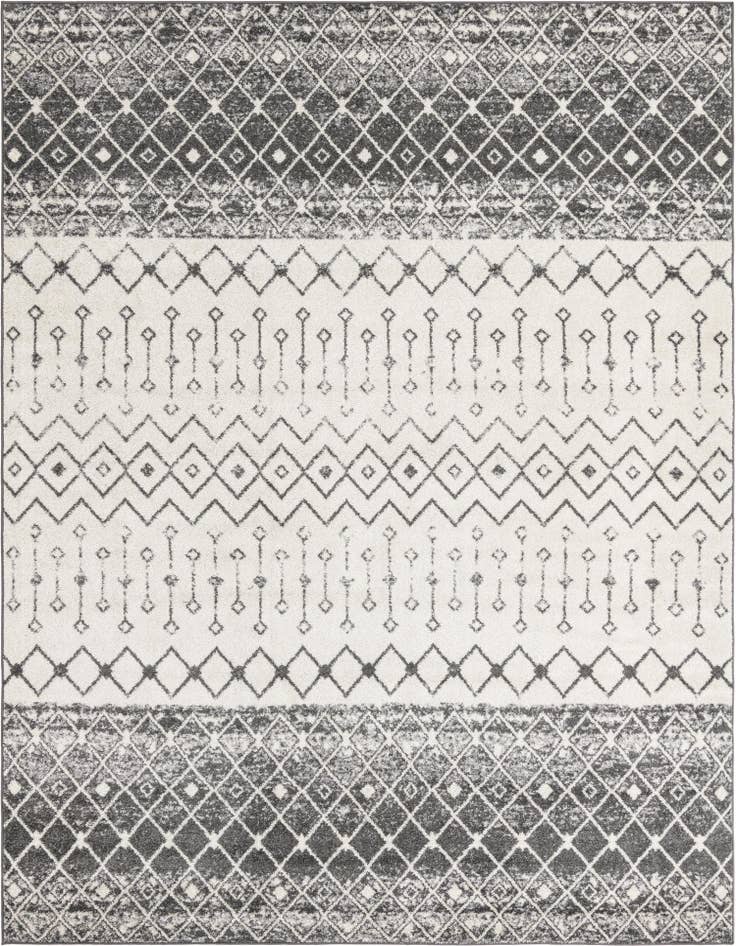 Detail image of 10' x 13' Moroccan Trellis Rug
