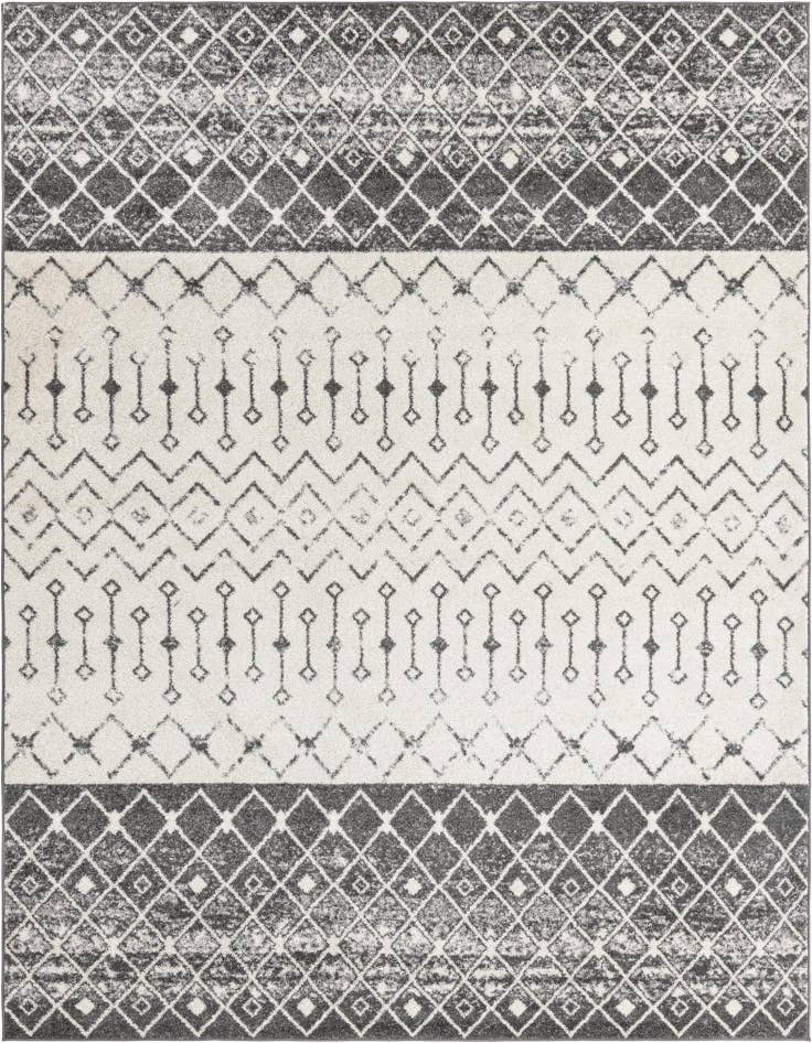 Detail image of 9' x 12' Moroccan Trellis Rug