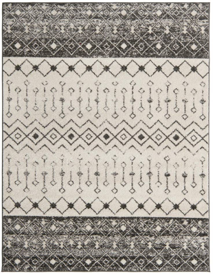 Detail image of 6' x 9' Moroccan Trellis Rug