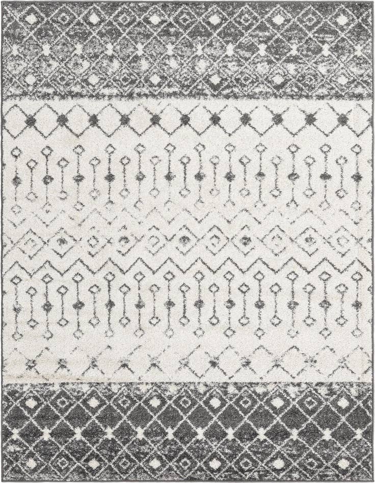 Detail image of 5' 3 x 8' Moroccan Trellis Rug