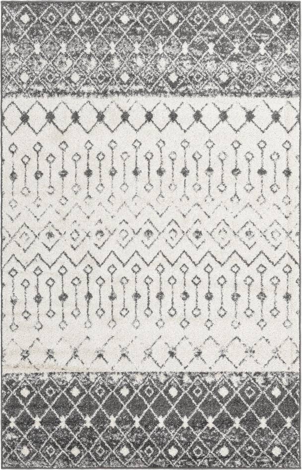 Detail image of 5' 3 x 8' Moroccan Trellis Rug
