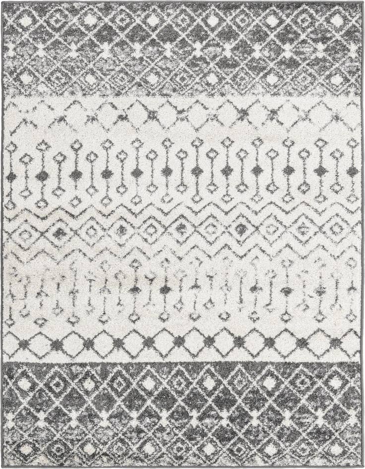 Detail image of 4' x 6' Moroccan Trellis Rug