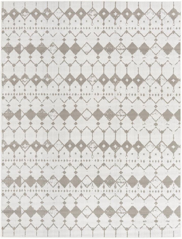 Detail image of 7' 10 x 10' Easy-Clean Lattice Indoor / Outdoor Rug