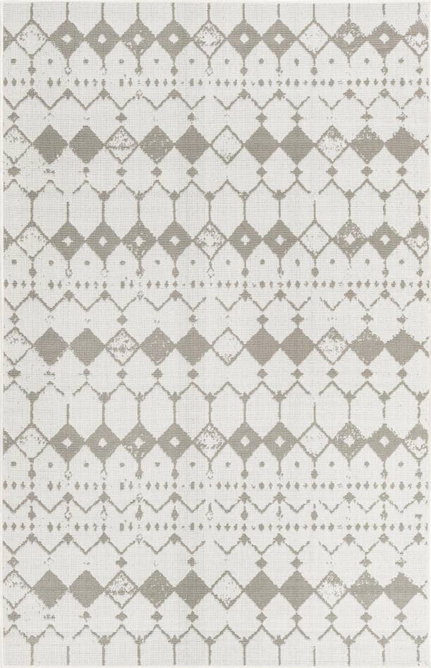 Detail image of 5' 3 x 8' Easy-Clean Lattice Indoor / Outdoor Rug