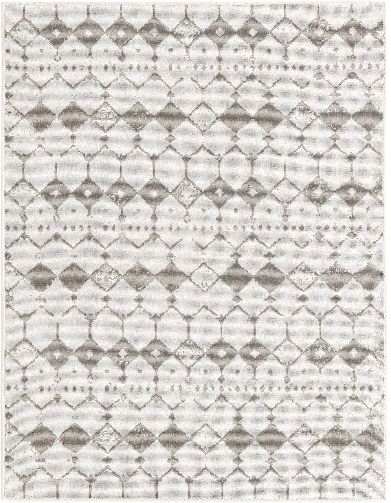 4' x 6' Easy-Clean Lattice Indoor / Outdoor Rug