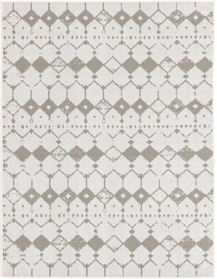 Detail image of 4' x 6' Easy-Clean Lattice Indoor / Outdoor Rug