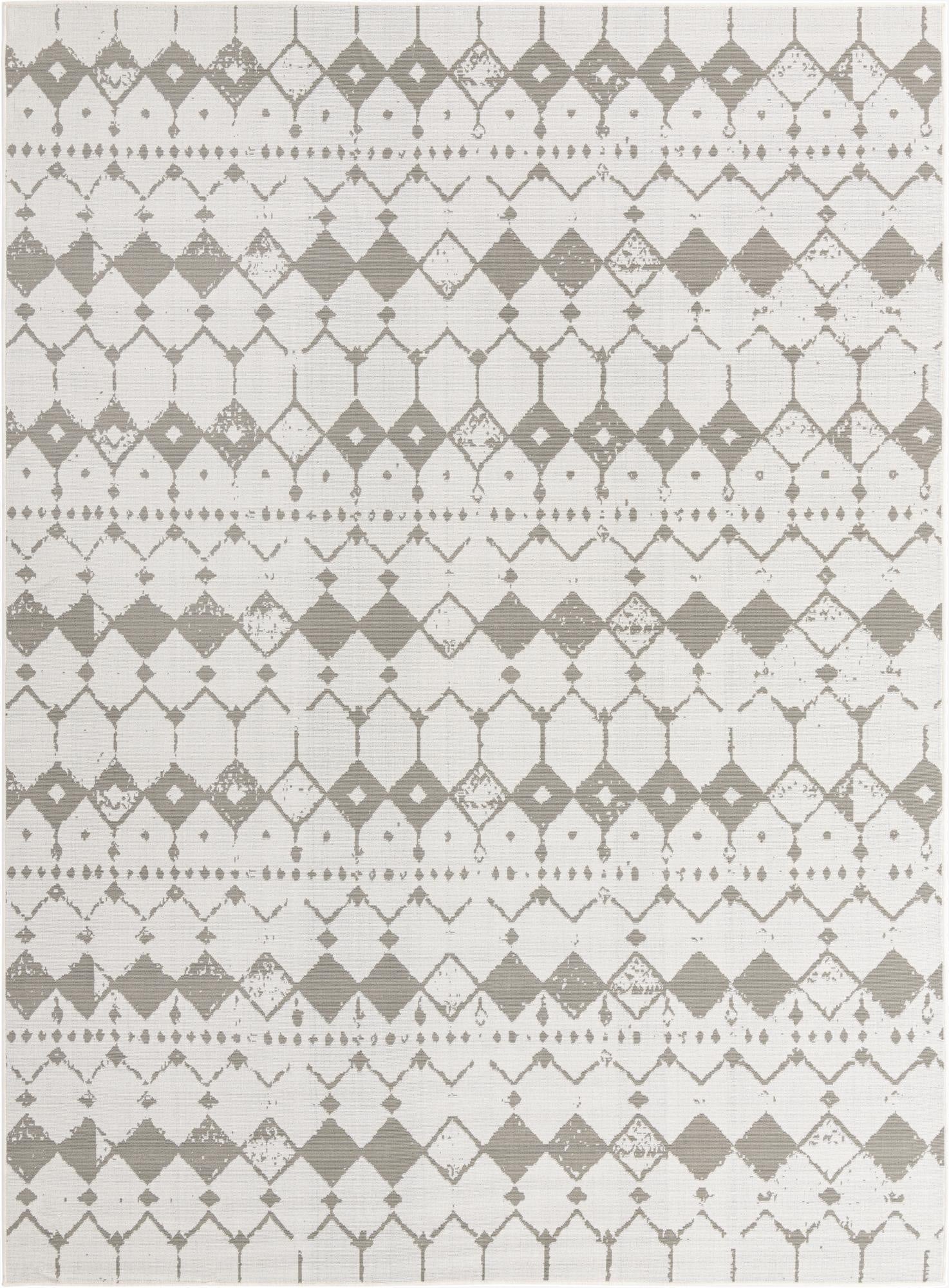 9' x 12' Washable Lattice Indoor / Outdoor Rug