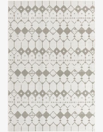 6' x 9' Easy-Clean Lattice Indoor / Outdoor Rug