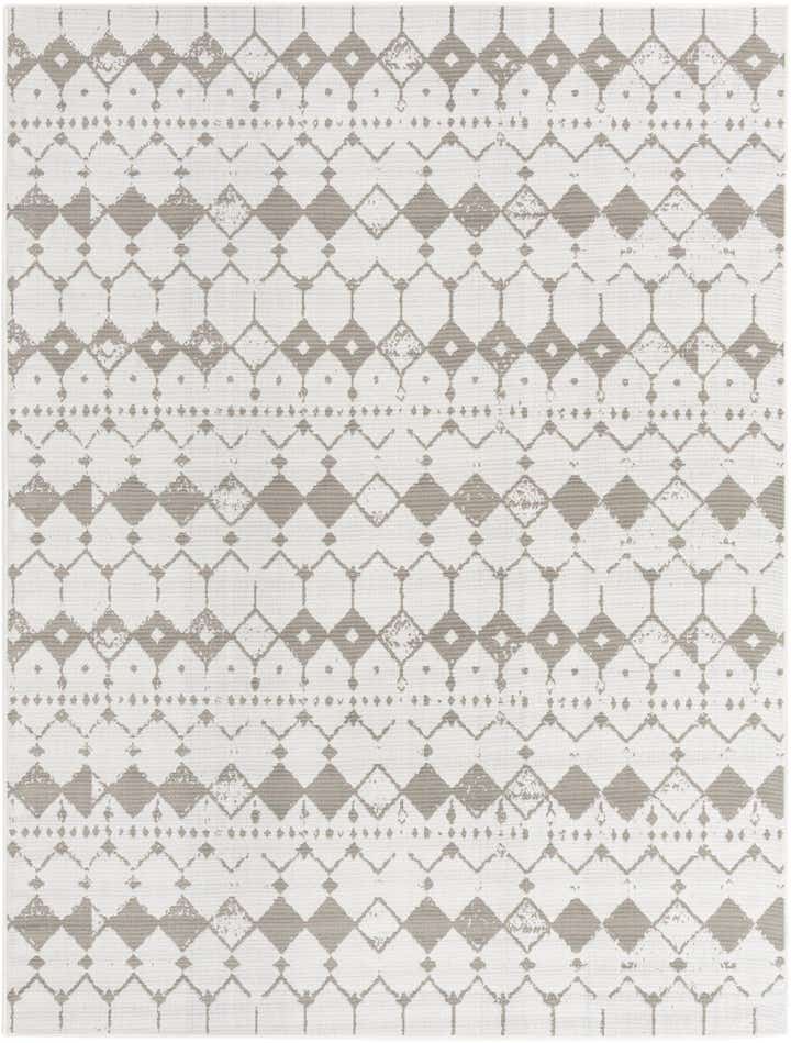 7' 10 x 10' Easy-Clean Trellis Indoor / Outdoor Rug