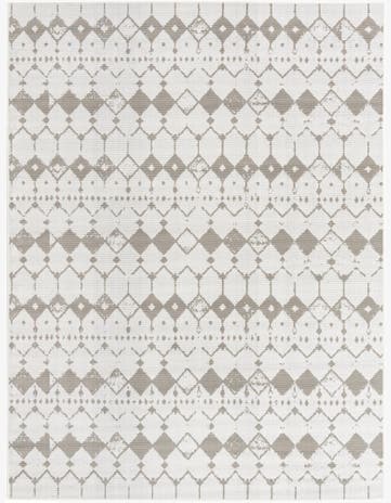 7' 10 x 10' Easy-Clean Trellis Indoor / Outdoor Rug