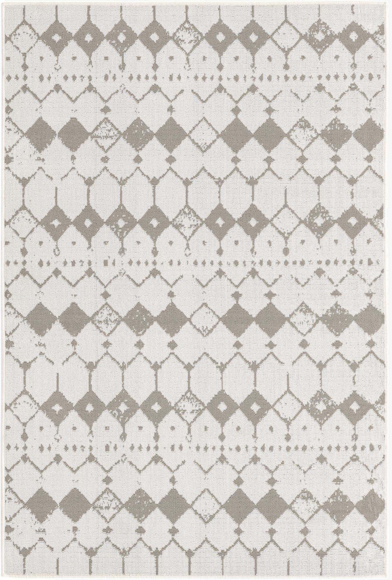 4' x 6'  Washable Trellis Indoor / Outdoor Rug