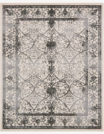 Ivory and Gray Vista Rug