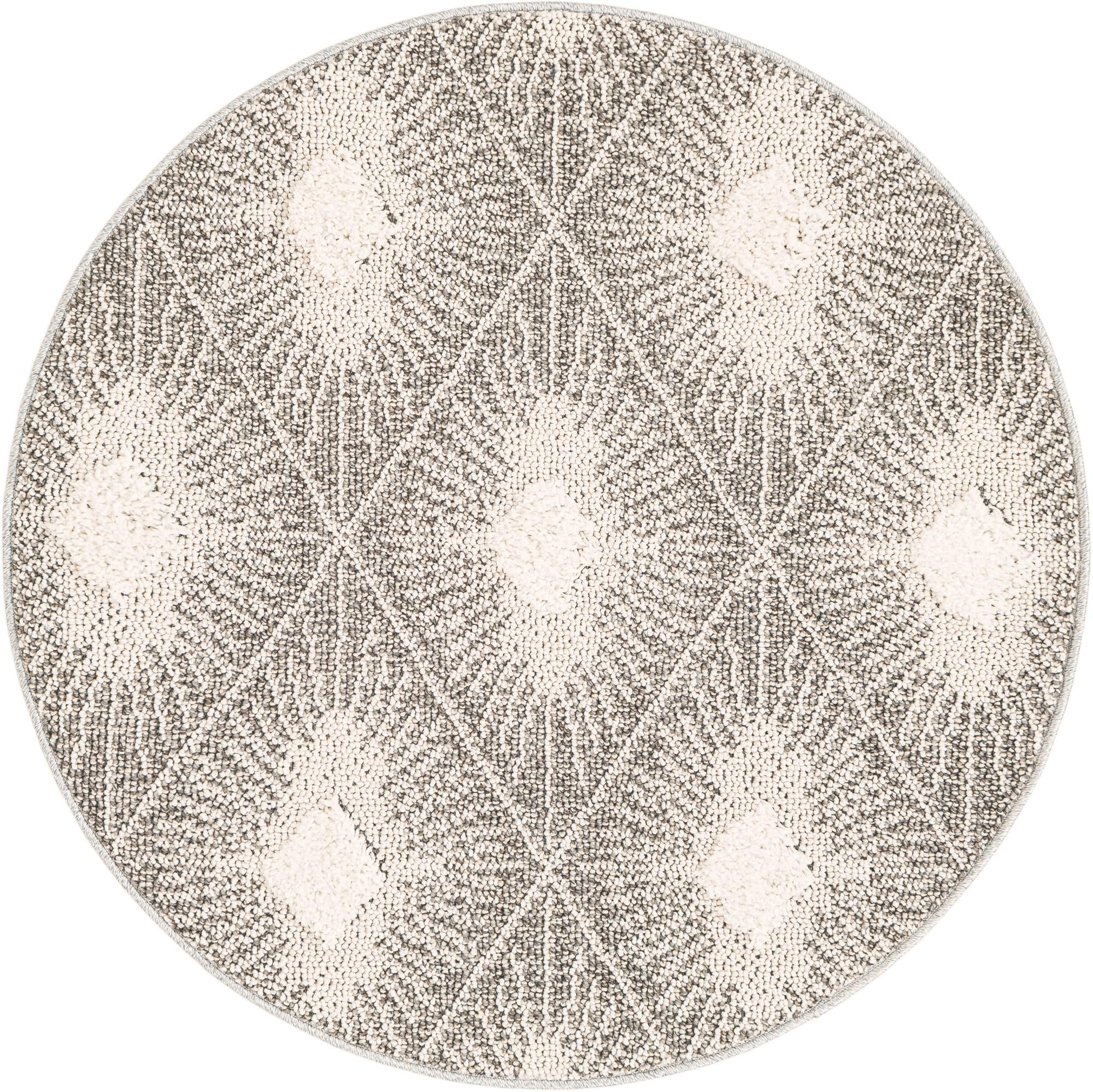 3' 3 x 3' 3 Boho Round Rug