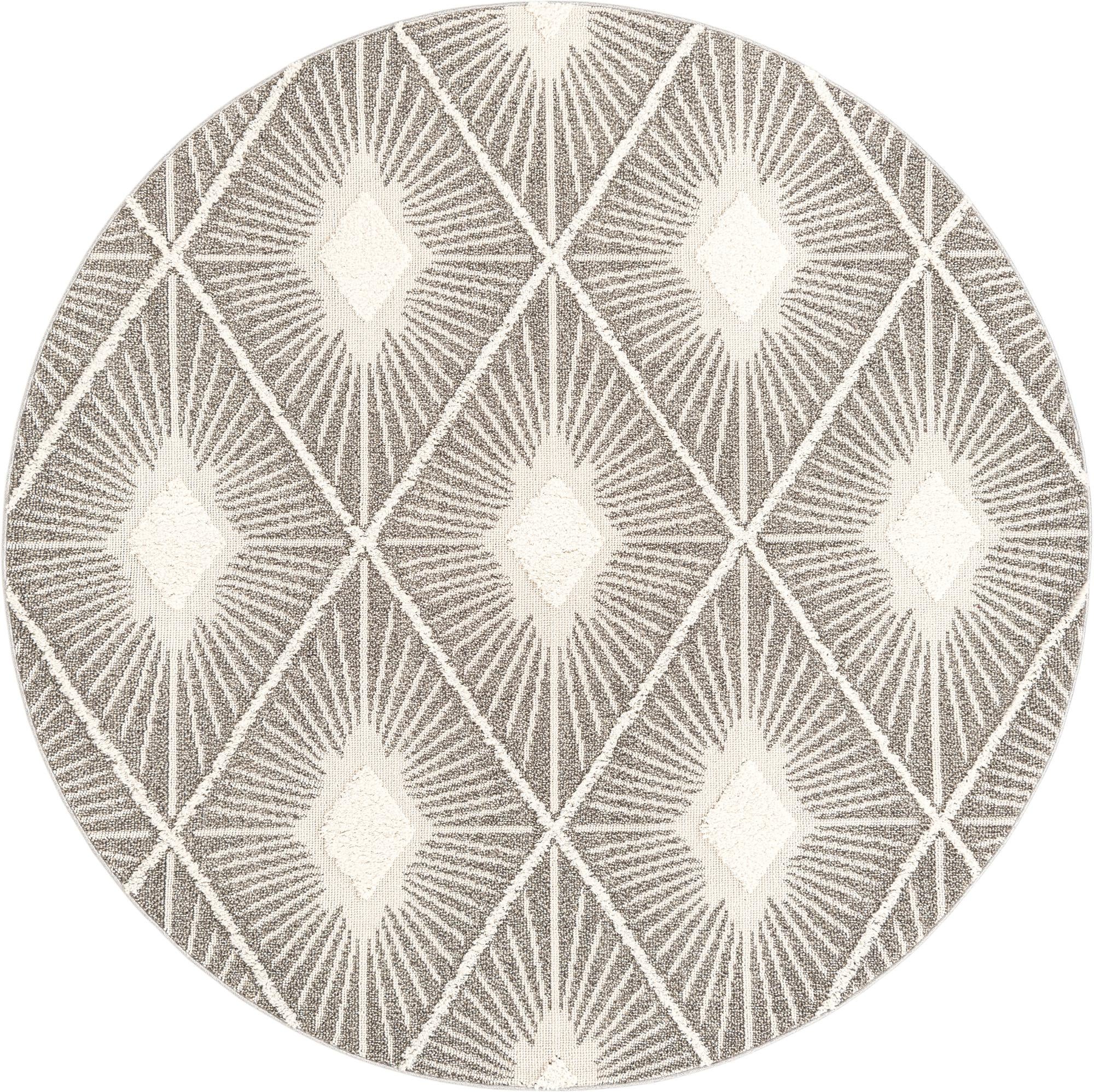 7' 10 x 7' 10 Boho Round Rug