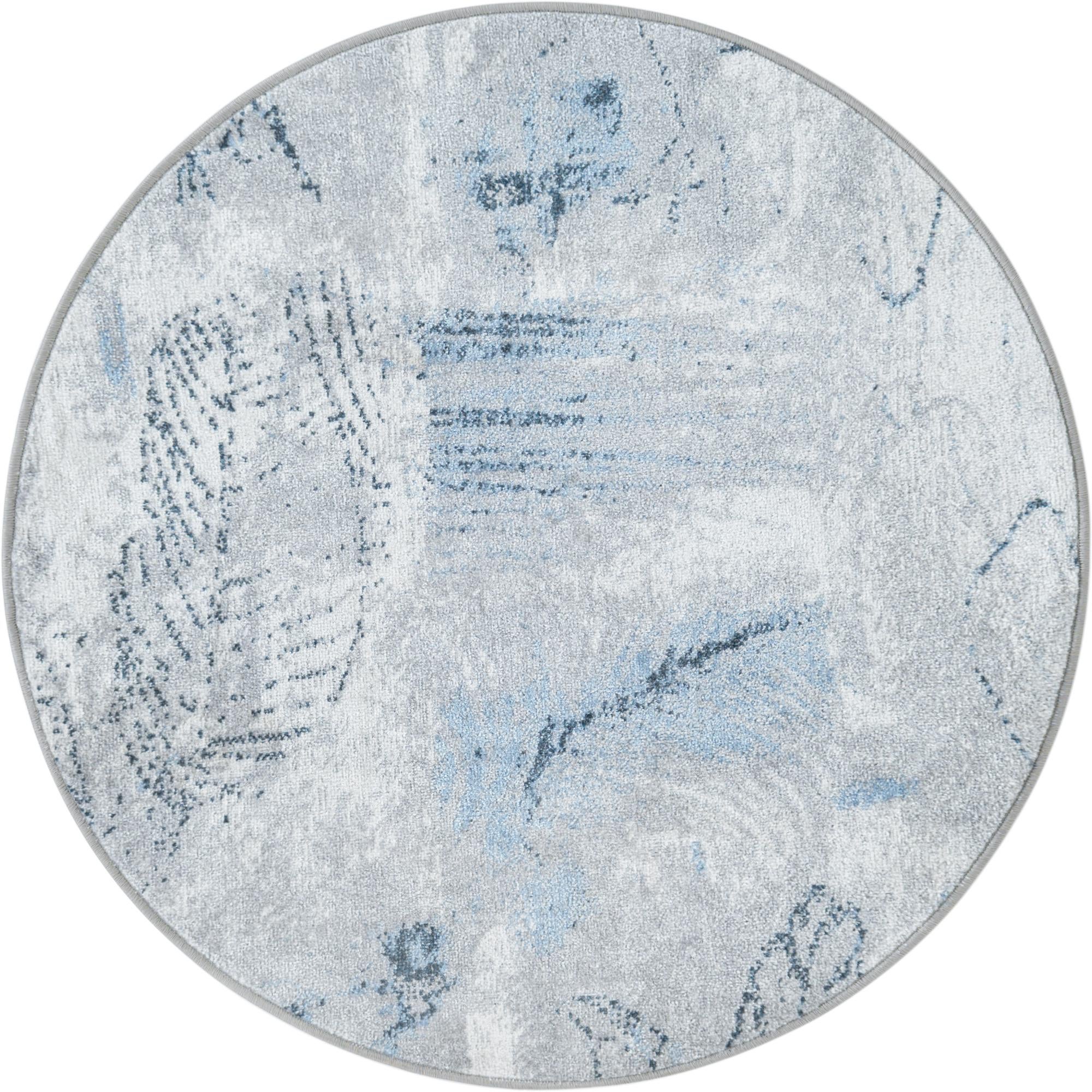 3' 3 x 3' 3 Kamala Washable Round Rug