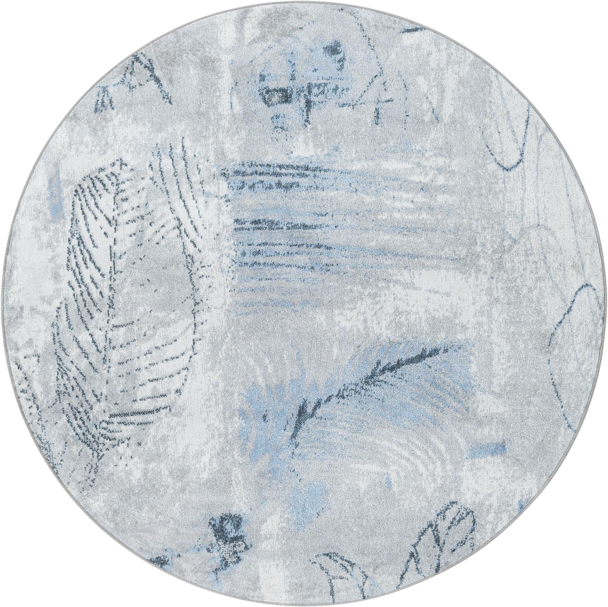 5' 3 x 5' 3 Kamala Washable Round Rug
