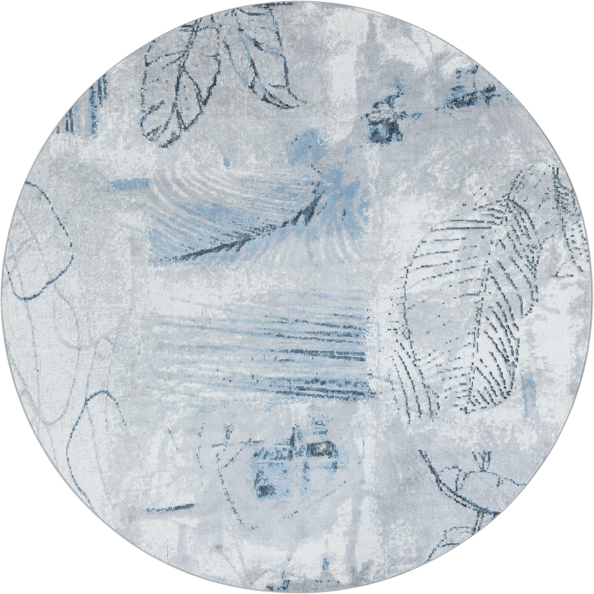 7' 10 x 7' 10 Kamala Washable Round Rug