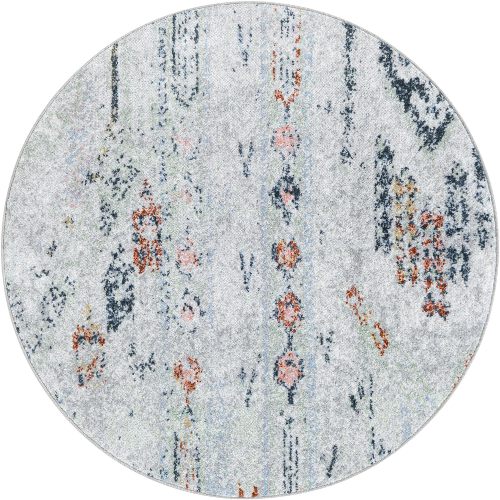3' 3 x 3' 3 Kamala Washable Round Rug