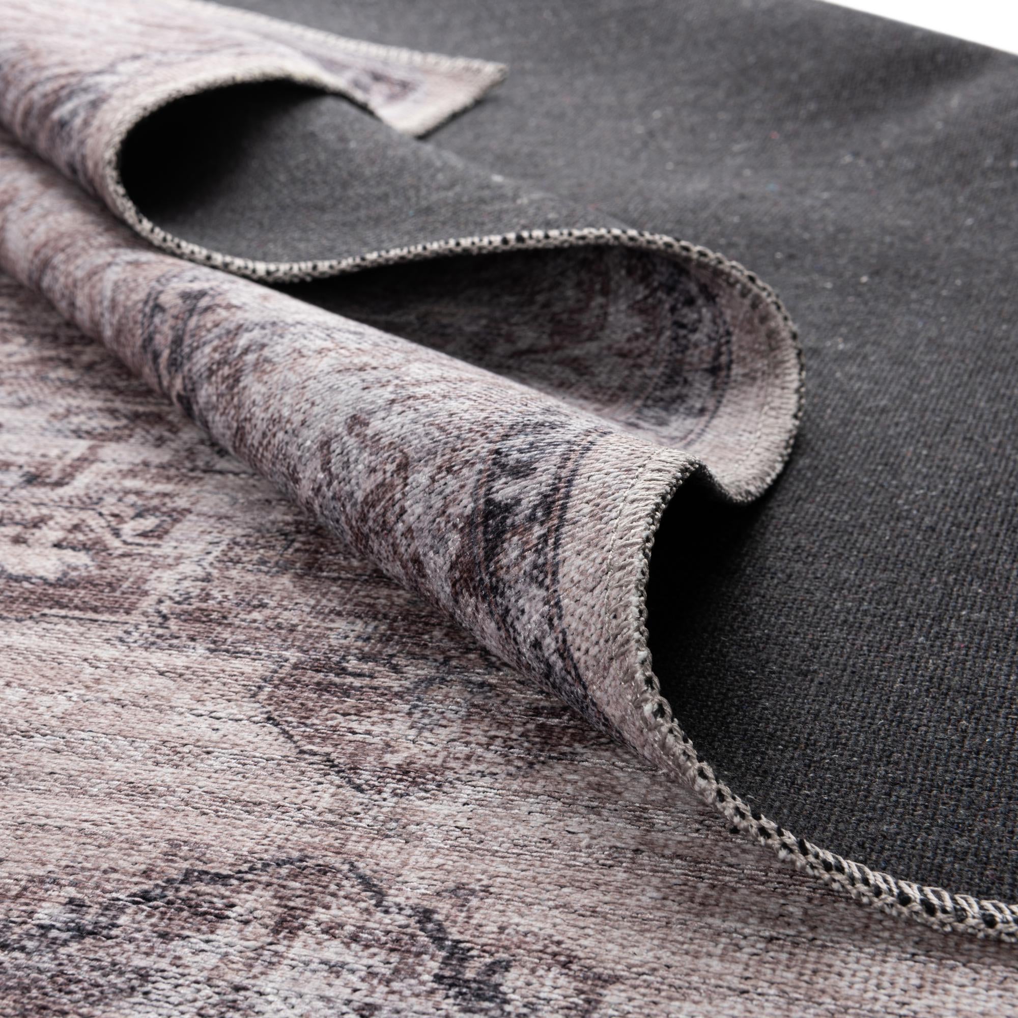 3' 3 x 3' 3 Washable Mangata Round Rug