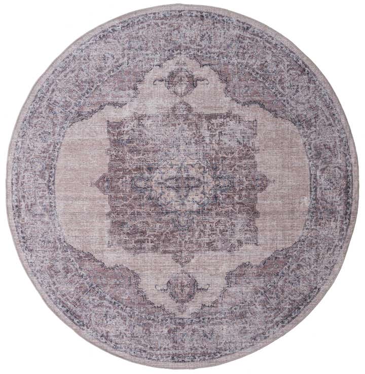 220cm x 220cm Washable Mangata Round Rug