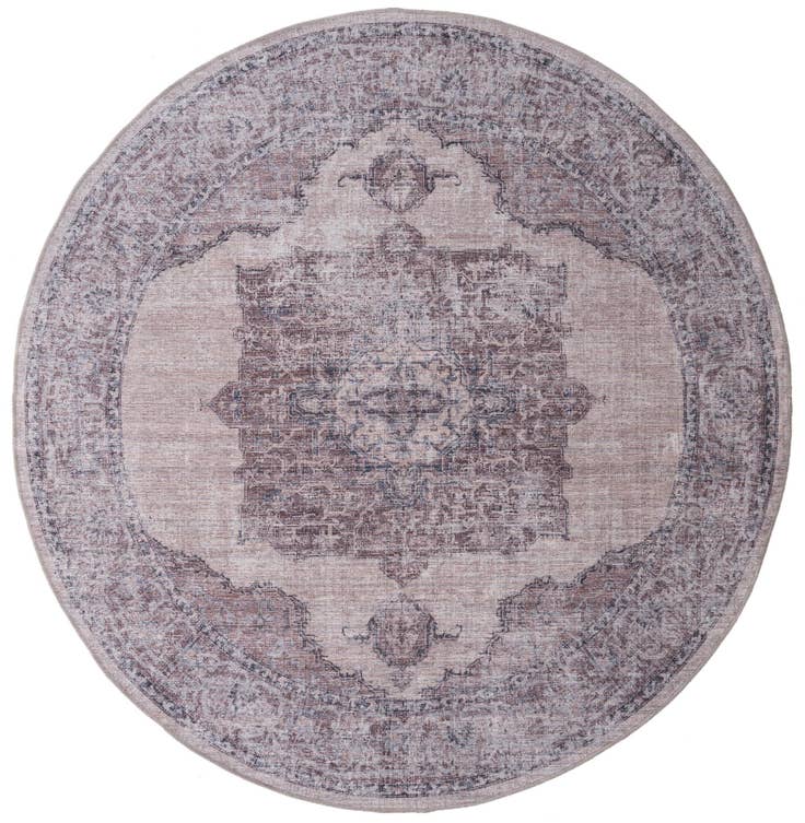 Detail image of 220cm x 220cm lavable Mangata Alfombra redondo