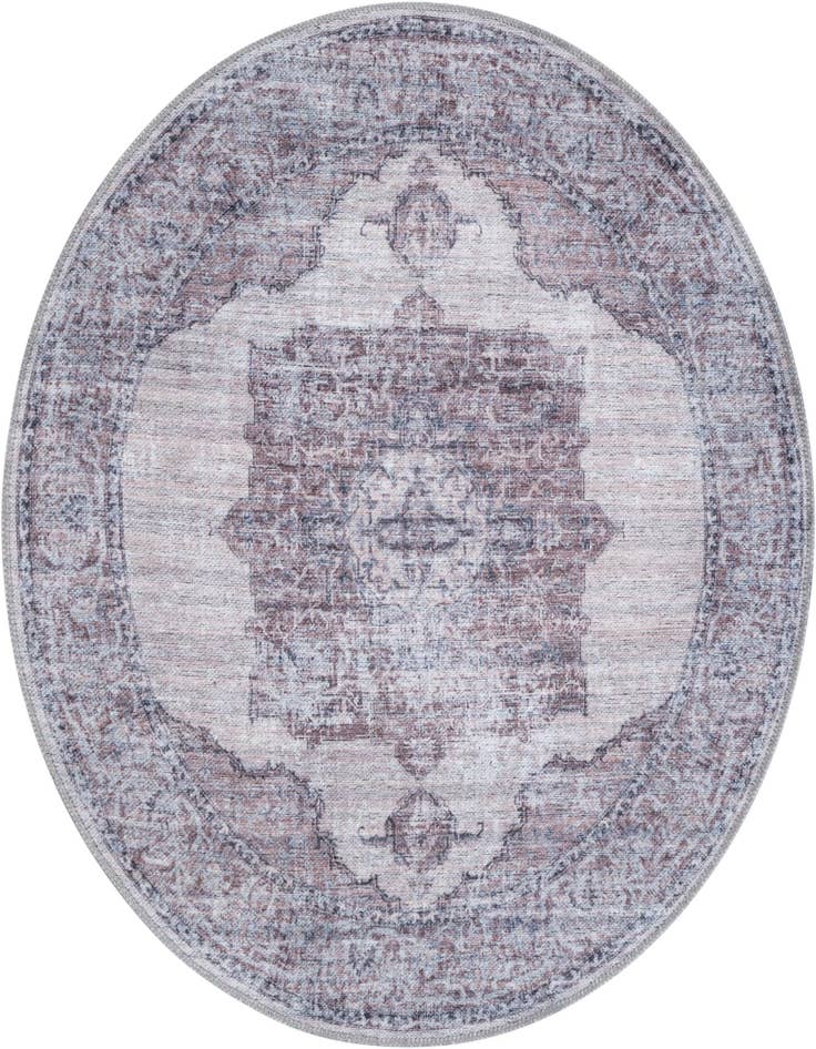 Detail image of 3' 3 x 3' 3 Washable Mangata Round Rug