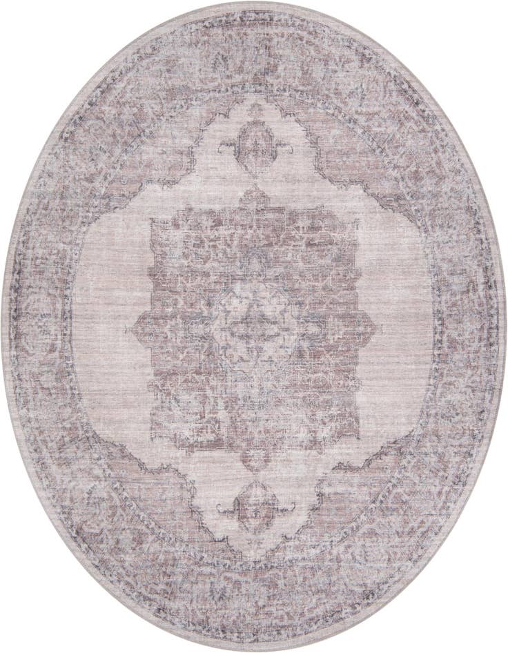 Detail image of 6' x 6' Washable Mangata Round Rug