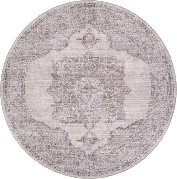 Detail image of 6' x 6' Washable Mangata Round Rug