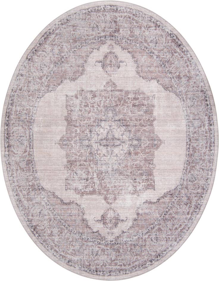 Detail image of 7' 10 x 7' 10 Washable Mangata Round Rug