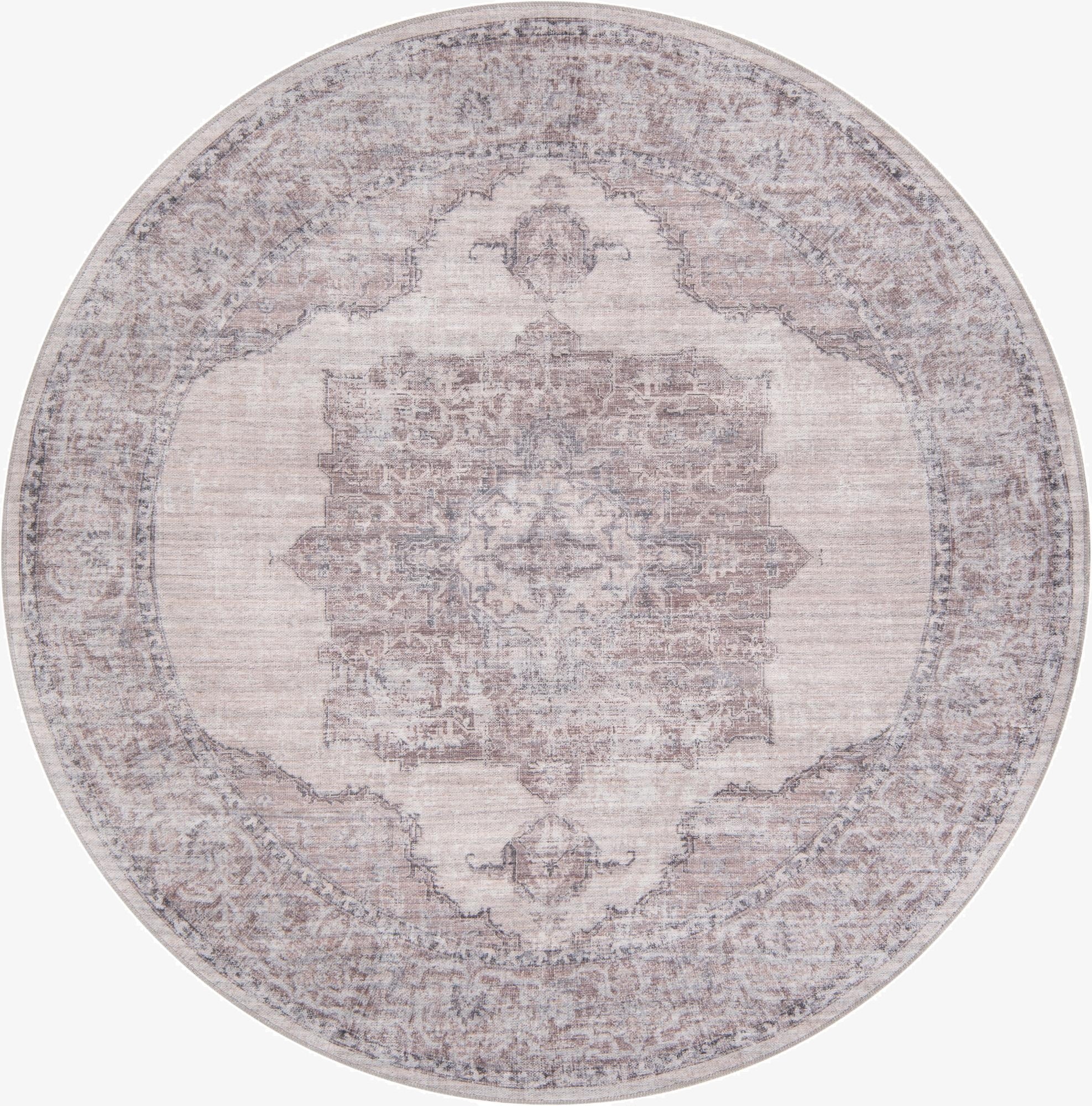 6' x 6'  Washable Mangata Round Rug