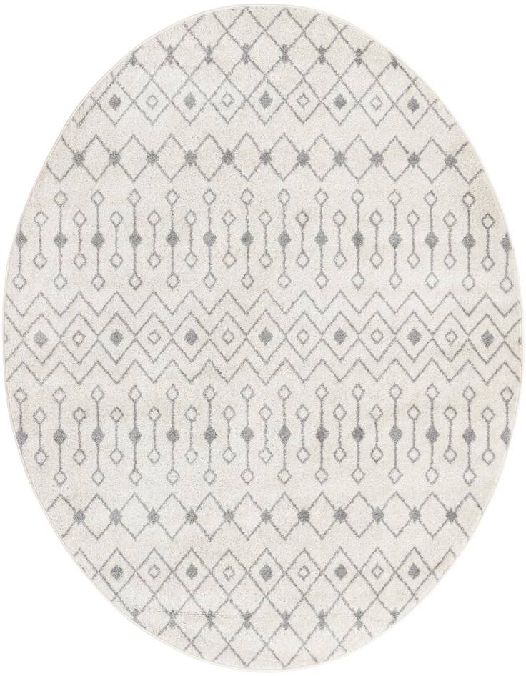 Detail image of 7' 10 x 7' 10 Moroccan Trellis Round Rug