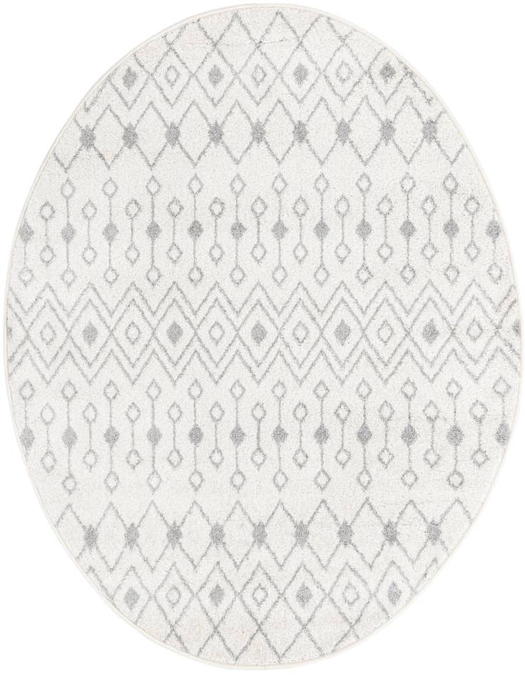 Detail image of 5' 3 x 5' 3 Moroccan Trellis Round Rug