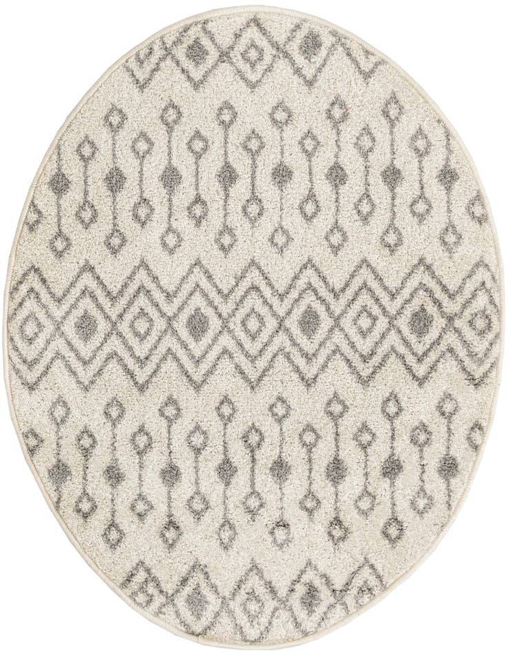 Detail image of 3' x 3' Moroccan Trellis Round Rug