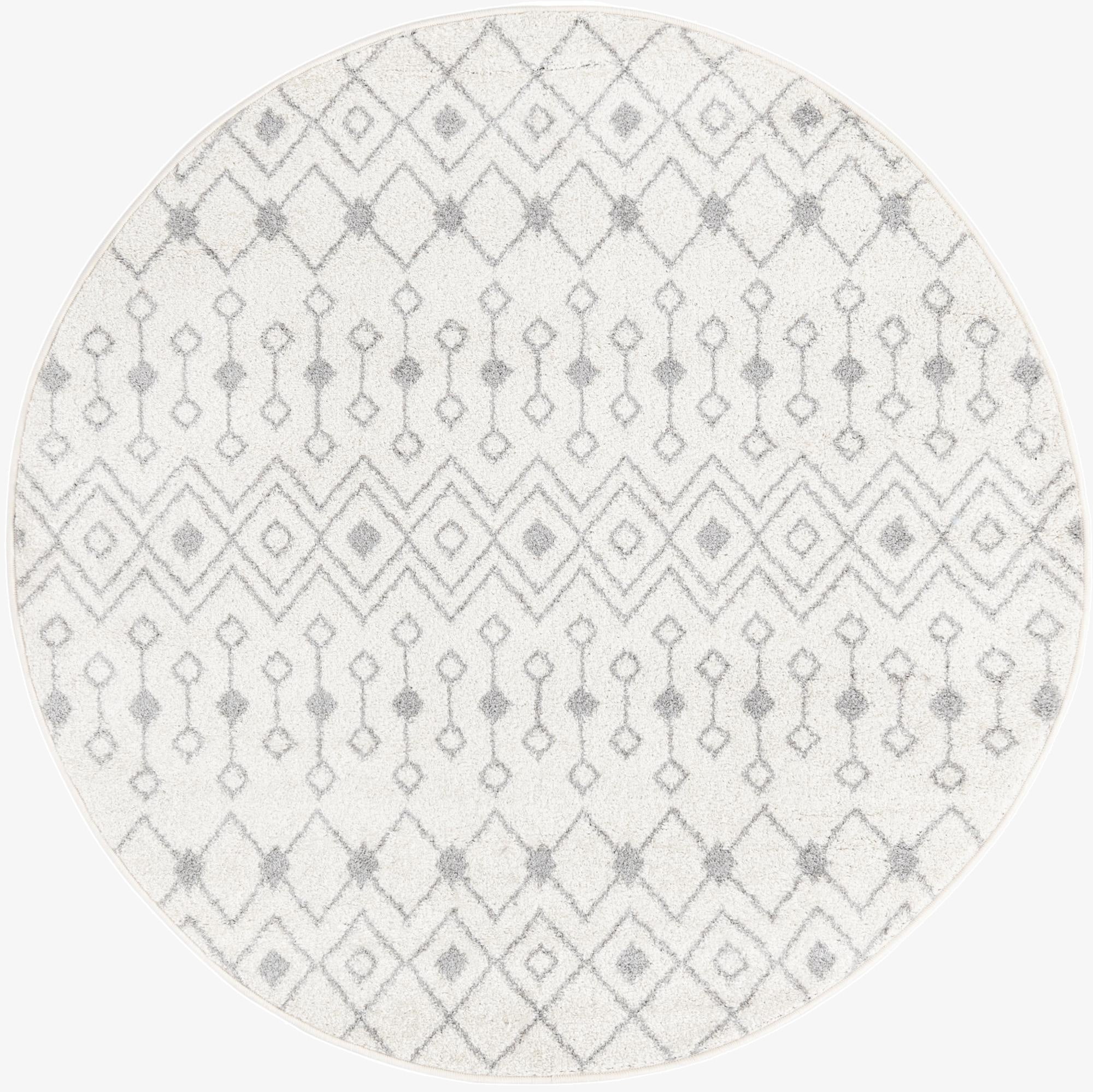 Primary image 5' 3 x 5' 3 Moroccan Trellis Round Rug