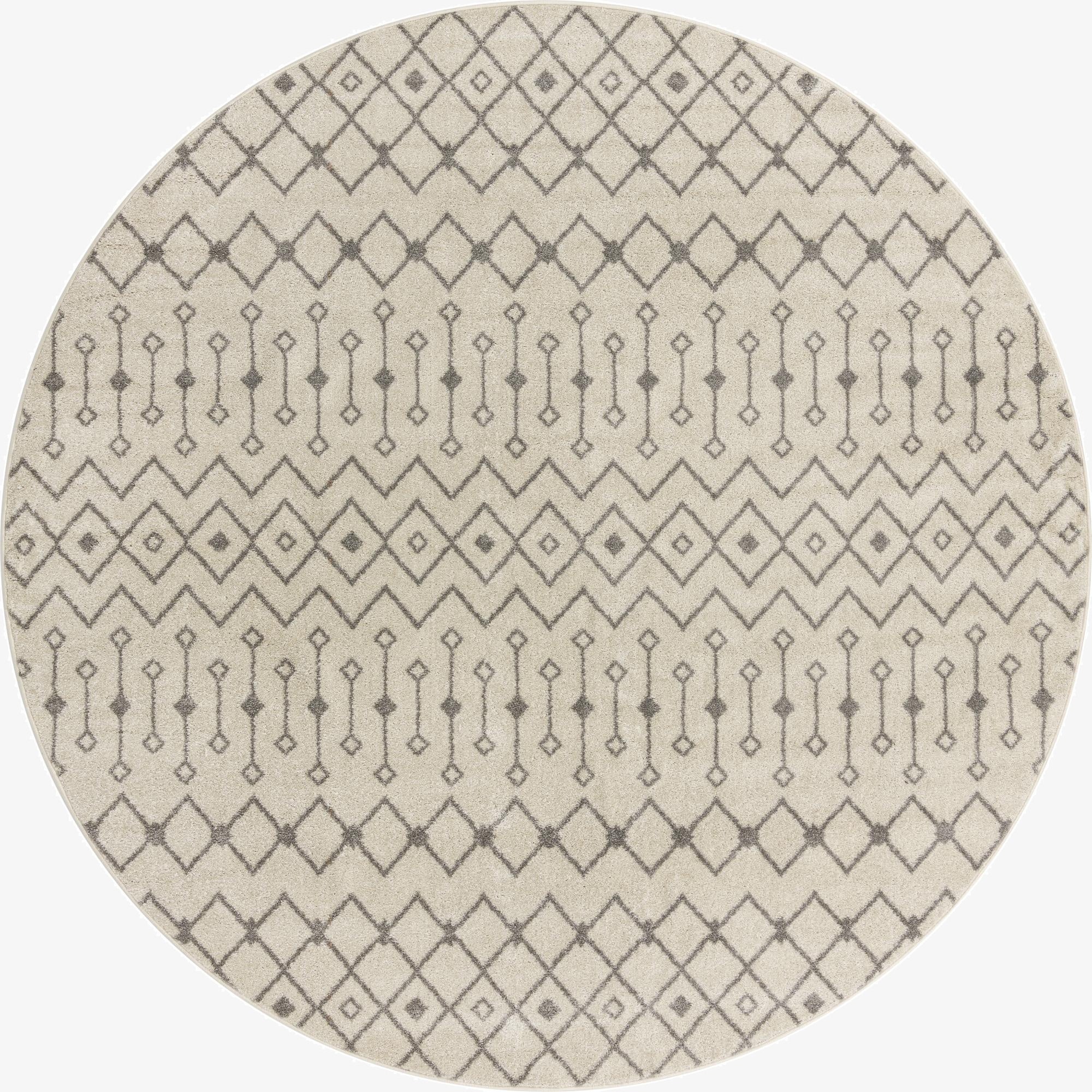 Primary image 10' x 10' Moroccan Trellis Round Rug