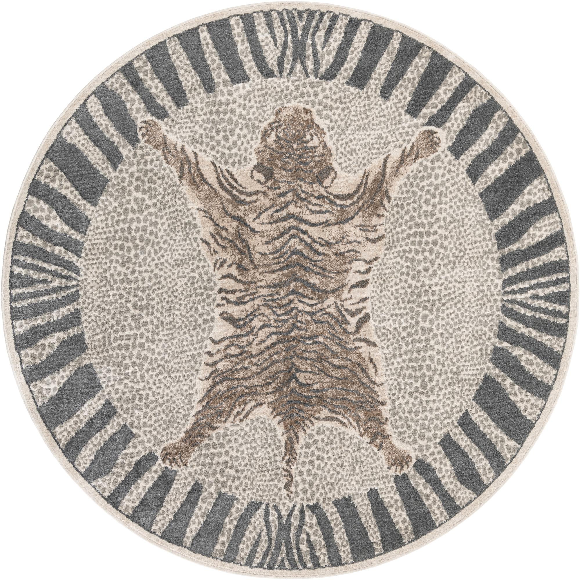 7' 10 x 7' 10 Safari Round Rug