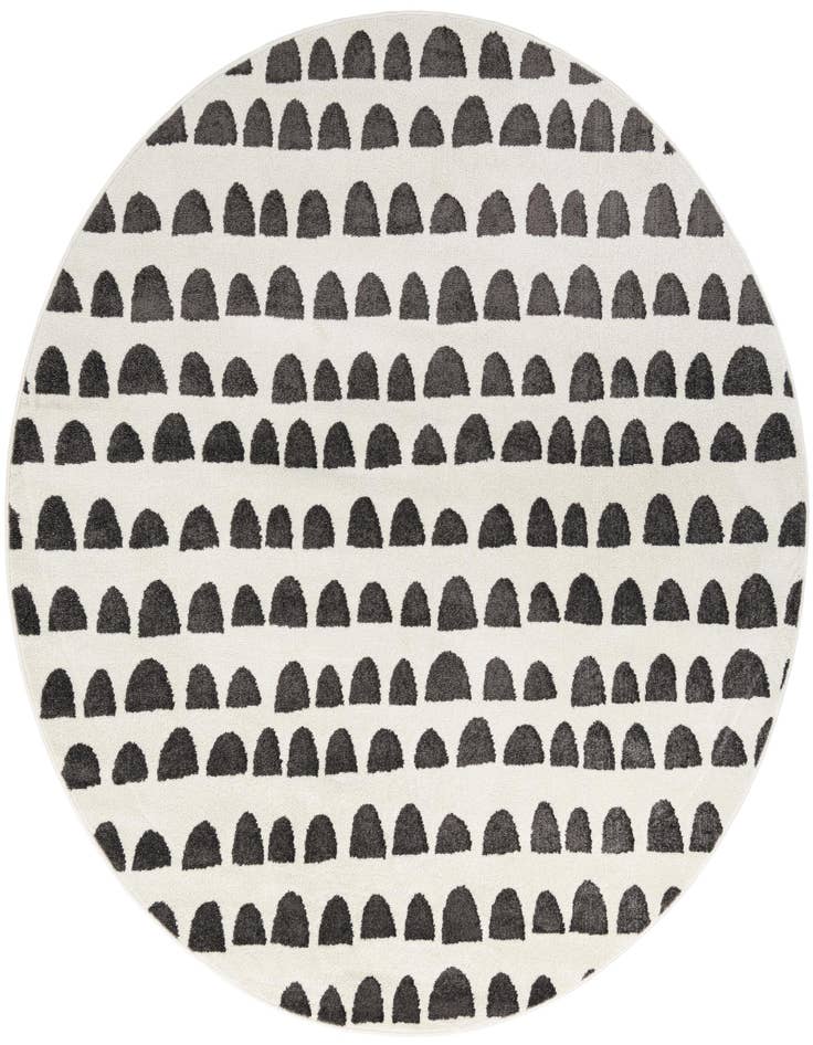Detail image of 7' 10 x 7' 10 Whimsy Kids Round Rug