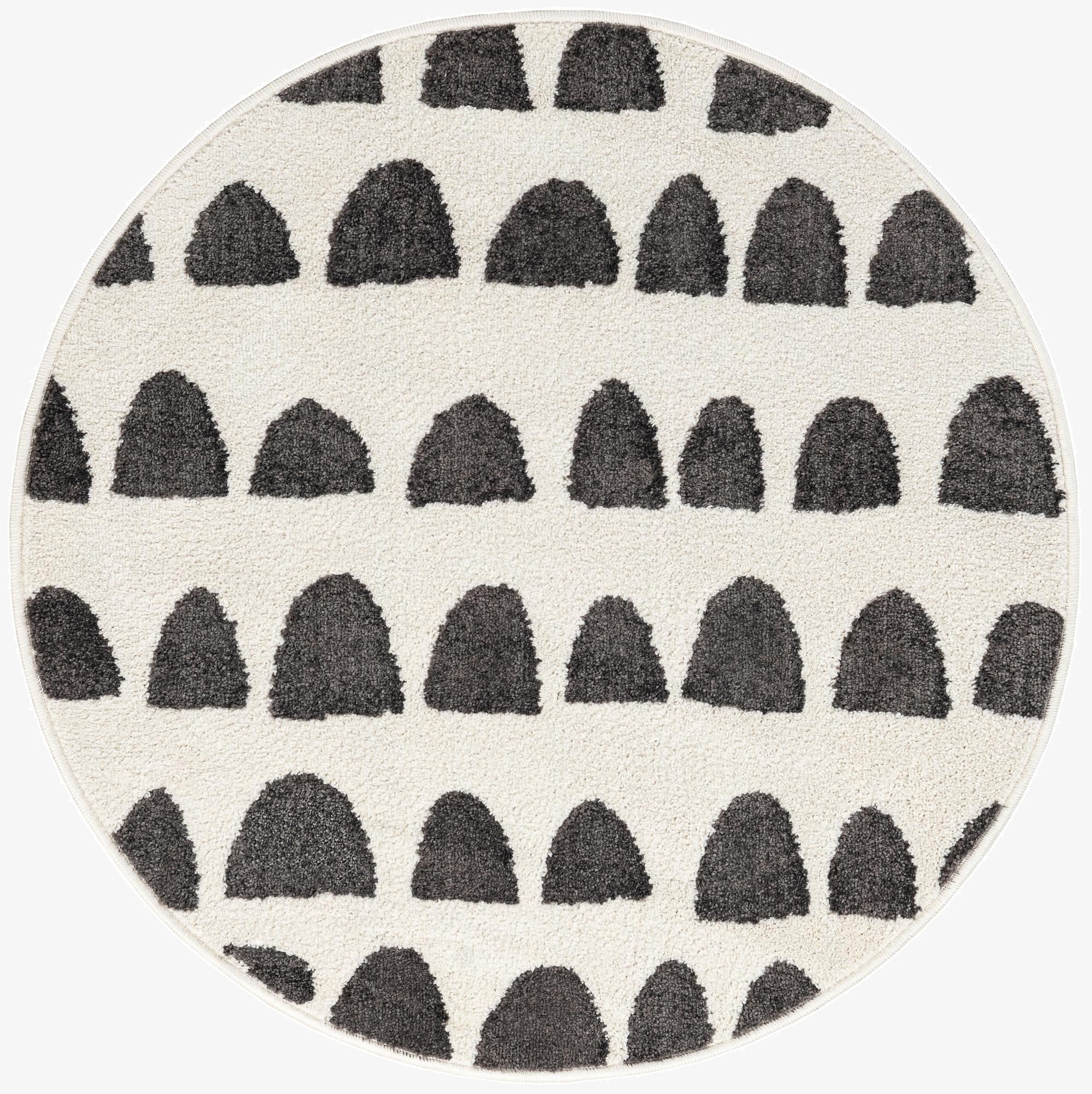 3' 3 x 3' 3 Whimsy Kids Round Rug